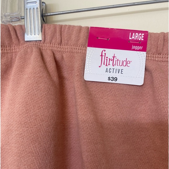 FLIRTITUDE Active pink jogger pants - Picture 3 of 5
